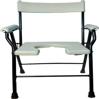 ROYALE HI DESIGN Commode Chair(White)