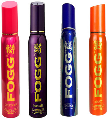 Fogg RADIATE DEODORANT 120 ML+ DELICIOUS DEODORANT 120 ML+ PARADISE DEODORANT 120 ML+ ENERGY DEODORANT 120 ML Deodorant Spray - For Men & Women(120 ml, Pack of 4)
Fogg RADIATE DEODORANT 120 ML+ DELICIOUS DEODORANT 120 ML+ PARADISE DEODORANT 120 ML+ ENERGY DEODORANT 120 ML Deodorant Spray - For Men & Women(120 ml, Pack of 4)