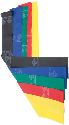 Thera-Band THERA-BAND 6ft set of all 5 Resistance Colors yellow, red, green, blue, black, Resistance Band(Yellow, Red, Green, Blue, Black), Black;blue;green;red;yellow
Thera-Band THERA-BAND 6ft set of all 5 Resistance Colors yellow, red, green, blue, black, Resistance Band(Yellow, Red, Green, Blue, Black), Black;blue;green;red;yellow