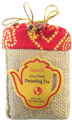 Top Quali Tea Darjeeling First Flush Tea (Jute Bag) 100gm (50 Cups) Black Tea(100 g, Pouch)