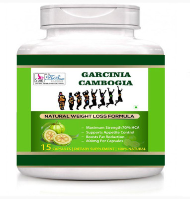 Besure Garcinia Cambogia 70%HCA +GreenTea +Guggul 800mg 15 no.s Fat Burner Capsule(15 No)
Besure Garcinia Cambogia 70%HCA +GreenTea +Guggul 800mg 15 no.s Fat Burner Capsule(15 No)