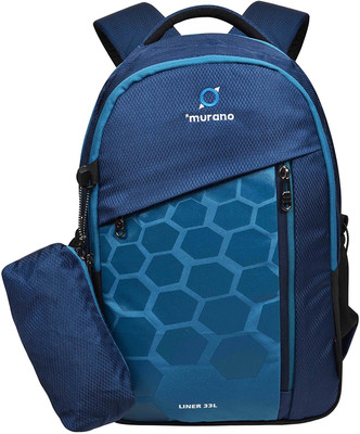 Murano Liner Backpack With 3 Compartment Backpack And 33 Ltr Durable School 33 L Backpack(Blue)
Murano Liner Backpack With 3 Compartment Backpack And 33 Ltr Durable School 33 L Backpack(Blue)