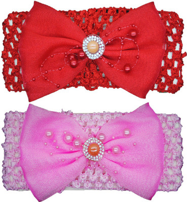 FAVINO Crochet Cutwork Flower Baby Headband ( Red, Pink ) 2 Pcs Set Head Band(Multicolor)
FAVINO Crochet Cutwork Flower Baby Headband ( Red, Pink ) 2 Pcs Set Head Band(Multicolor)