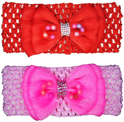 FAVINO Crochet Cutwork Flower Baby Headband ( Red, Pink ) 2 Pcs Set Head Band(Multicolor)
FAVINO Crochet Cutwork Flower Baby Headband ( Red, Pink ) 2 Pcs Set Head Band(Multicolor)
