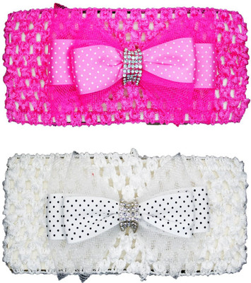 Netboys Crochet Cutwork Flower Baby Headband ( Pink, White) 2 Pcs Set Head Band(Multicolor)
Netboys Crochet Cutwork Flower Baby Headband ( Pink, White) 2 Pcs Set Head Band(Multicolor)