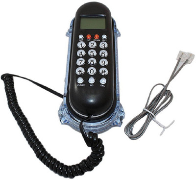 Lemish KX - T666CID Landline Caller ID Phone Telephone Corded Phone-black Corded Landline Phone(Black)