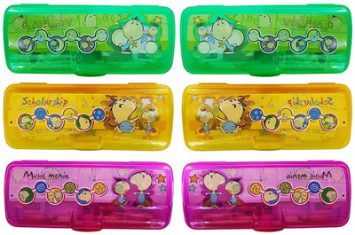 Confidence Pencil Box Cartoons Art Plastic Pencil Boxes(Set of 6, Multicolor)
Confidence Pencil Box Cartoons Art Plastic Pencil Boxes(Set of 6, Multicolor)