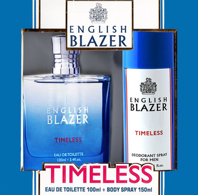 ENGLISH BLAZER TIMELESS long-lasting eua perfumes 100ML + body spray 150ML (COMBO PACK) Eau de Toilette - 250 ml(For Men & Women)
ENGLISH BLAZER TIMELESS long-lasting eua perfumes 100ML + body spray 150ML (COMBO PACK) Eau de Toilette - 250 ml(For Men & Women)