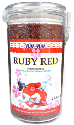 Foodie Puppies YUM-YUM Ruby Red 2-Liter Special Colour Enhancing Formula with Spirulina | 2 L Dry Fish Food
Foodie Puppies YUM-YUM Ruby Red 2-Liter Special Colour Enhancing Formula with Spirulina | 2 L Dry Fish Food