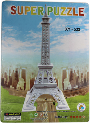 Tootpado 3D Foam Puzzle Eiffle Tower - 4 Sheets (1TNG226) - Super 3D Puzzle DIY Games(1 Pieces)
Tootpado 3D Foam Puzzle Eiffle Tower - 4 Sheets (1TNG226) - Super 3D Puzzle DIY Games(1 Pieces)