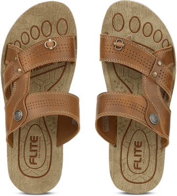 Flite Men Tan Flats