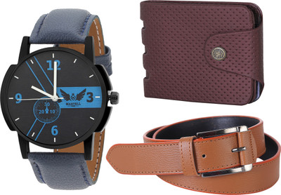 Martell Analog Watch Combo(Black)