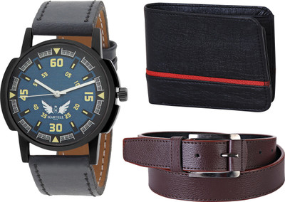 Martell Analog Watch Combo(Blue)