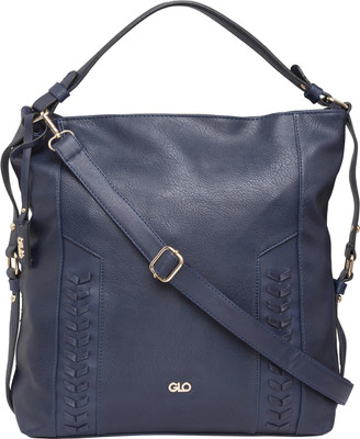 Globus Structured Handheld Bag Shoulder Bag(Blue, 10 inch)