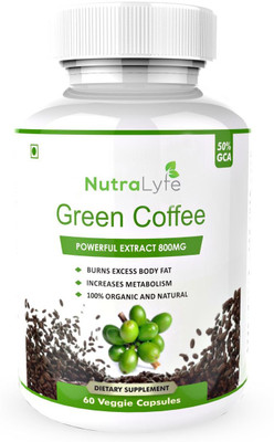 Nutralyfe Green Coffee Bean Extract 50%-1B Instant Coffee(60 x 1.17 g, Green Coffee Flavoured)
Nutralyfe Green Coffee Bean Extract 50%-1B Instant Coffee(60 x 1.17 g, Green Coffee Flavoured)