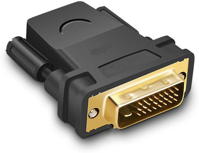 ReTrack DVI 24+1 To HDMI-M/F Converter HDMI Adapter(Compatible with Computer, TV, Gaming Console, Black)
ReTrack DVI 24+1 To HDMI-M/F Converter HDMI Adapter(Compatible with Computer, TV, Gaming Console, Black)