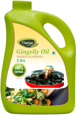 THANJAI NATURAL wooden Cold Pressed Gingelly Oil 5000ml Pure 1000% natural Sesame Oil Plastic Bottle(5000 ml)
THANJAI NATURAL wooden Cold Pressed Gingelly Oil 5000ml Pure 1000% natural Sesame Oil Plastic Bottle(5000 ml)