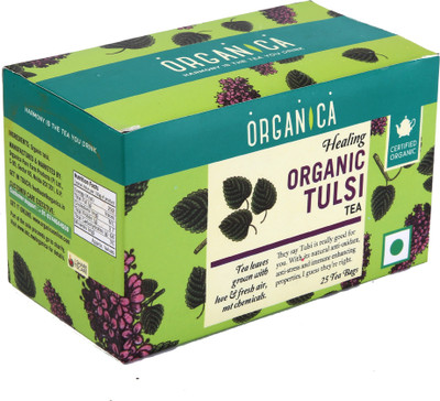 Organica ORGANIC TULSI LEAF Tulsi Herbal Tea Bags Box(25 Bags)