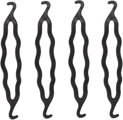 RIO ME-001-RIO CLIP PK OF 4 Bun Clip(Black)