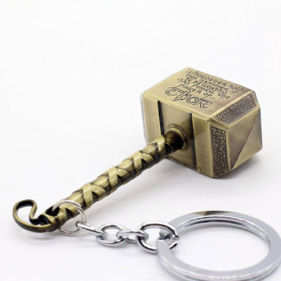 MadSwag Thor Hammer Gold Key Chain