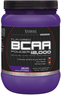 Ultimate Nutrition Flavored BCAA Powder 12,000 228 g, 30 Servings, Grape BCAA(228 g, Grape)
Ultimate Nutrition Flavored BCAA Powder 12,000 228 g, 30 Servings, Grape BCAA(228 g, Grape)