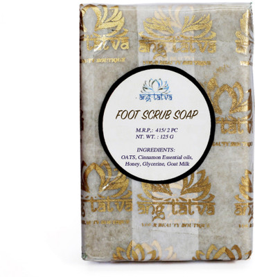 ANG-TATVA Foot scrub soap(125 g, Pack of 2)
