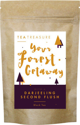 TeaTreasure Darjeeling Second Flush Black Tea(100, Pouch)