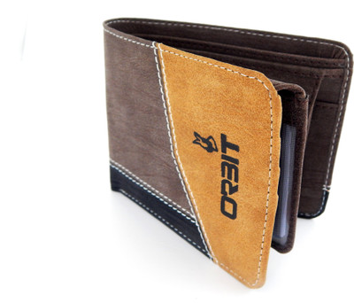 Orbit Men Tan, Brown Genuine Leather Wallet(7 Card Slots), Brown;tan