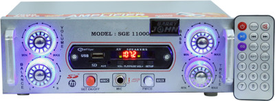 Barry John Amplifier with USB, Aux, MMC, FM, Bluetooth, MIC Socket 7000W AV Power Amplifier 160 W AV Power Amplifier(Silver)
Barry John Amplifier with USB, Aux, MMC, FM, Bluetooth, MIC Socket 7000W AV Power Amplifier 160 W AV Power Amplifier(Silver)