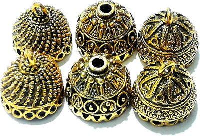 GOELX Jhumka/Jimki Antique Gold Metal DIY Base designer earring making component accessories - Combo 2 !!
GOELX Jhumka/Jimki Antique Gold Metal DIY Base designer earring making component accessories - Combo 2 !!