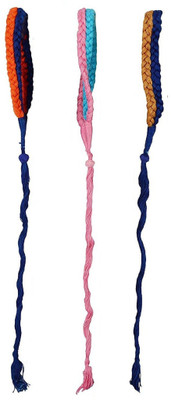GOELX Necklace Doris Ropes Braided Cord Colorful 3-Strand Choker Dories Combo for necklace making/designing/jewellery designing Pack of 3 - Type A
GOELX Necklace Doris Ropes Braided Cord Colorful 3-Strand Choker Dories Combo for necklace making/designing/jewellery designing Pack of 3 - Type A