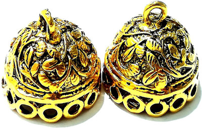 GOELX Jhumka/Jimki Antique Gold Metal DIY Base designer earring making component accessories AJ 8
GOELX Jhumka/Jimki Antique Gold Metal DIY Base designer earring making component accessories AJ 8