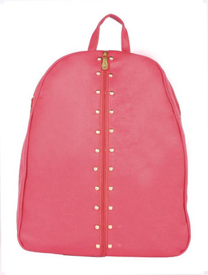 Aliado Faux Leather Pink Coloured Backback P40V709 Backpack(Pink, 10 L)