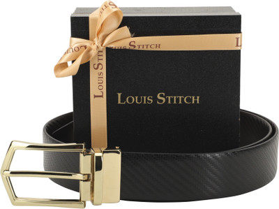 LOUIS STITCH Men Formal Black Genuine Leather Reversible Belt, Reversible black and brown
LOUIS STITCH Men Formal Black Genuine Leather Reversible Belt, Reversible black and brown