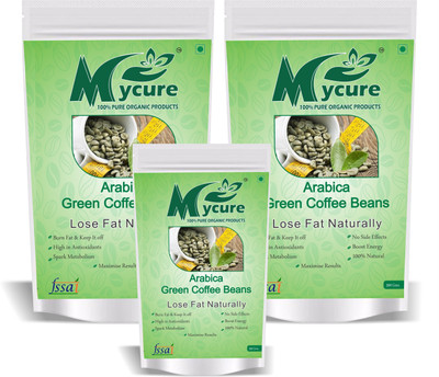 MyCure Arabica Green Coffee Beans Powder For Weight Loss Instant Coffee(3 x 166.67 g, Green Coffee Flavoured)