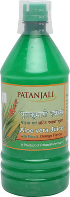 Patanjali Aloe Vera Juice with Fibre and Orange Flavour 1 L