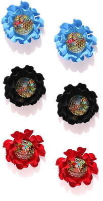 You Bella Stylish Fancy party Wear Jewellery Alloy Earring Set