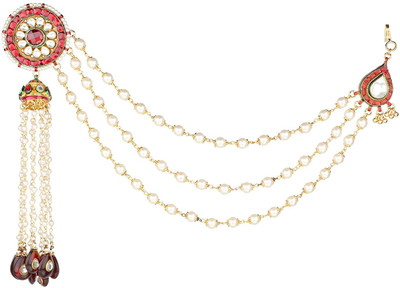 Sri Shringarr Fashion Fancy Hair Accessory/Hair Brooch/Hair Jewellery for Women Hair Chain(Gold)
Sri Shringarr Fashion Fancy Hair Accessory/Hair Brooch/Hair Jewellery for Women Hair Chain(Gold)