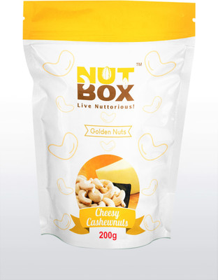 NutBox CHEESY Cashews(200 g, Pouch)