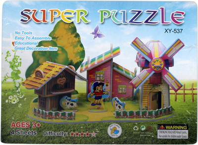 Tootpado 3D Foam Puzzle Farm - 4 Sheets (1TNG213) - Super 3D Puzzle DIY Games(1 Pieces)
Tootpado 3D Foam Puzzle Farm - 4 Sheets (1TNG213) - Super 3D Puzzle DIY Games(1 Pieces)