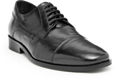 Hats Off Accessories Black Crunch Leather Derby Shoes with toe cap Oxford For Men(Black
Hats Off Accessories Black Crunch Leather Derby Shoes with toe cap Oxford For Men(Black