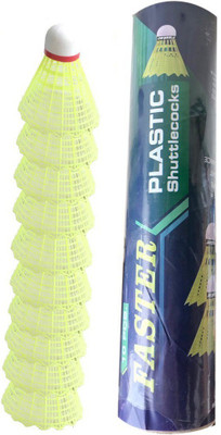 Jonex Faster Plastic fine shuttle cocks 10 pcs. box @ Kin Store Plastic Shuttle - Green(Medium, 77, Pack of 10)
Jonex Faster Plastic fine shuttle cocks 10 pcs. box @ Kin Store Plastic Shuttle - Green(Medium, 77, Pack of 10)