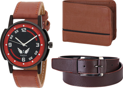 Martell Analog Watch Combo(Black)