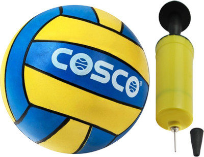 Cosco Shot VolleyBall Size- with High Pressure Ball Hand Pump Volleyball - Size: (Pack of 1, Yellow, Yellow;blue
Cosco Shot VolleyBall Size- with High Pressure Ball Hand Pump Volleyball - Size: (Pack of 1, Yellow, Yellow;blue