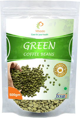 Vihado Premium Green Coffee Beans / 100% Natural & Pure Way to Loss Weight / 1 Pack of 500g Instant Coffee 500 g(Green Coffee Flavoured)
Vihado Premium Green Coffee Beans / 100% Natural & Pure Way to Loss Weight / 1 Pack of 500g Instant Coffee 500 g(Green Coffee Flavoured)