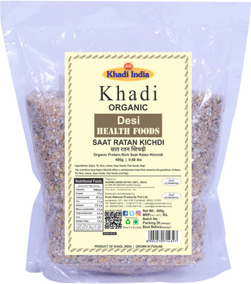 Khadi Organic Natural Pure Saat Ratan Khichdi - 400 GM Mixed Millet(400 g)
