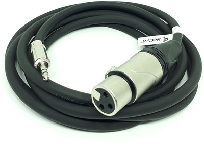 secro 3.5mm Male to XLR Female Cable - Professional Low Noise Microphone Cable (5 Meters) XLR Cable(Black)
secro 3.5mm Male to XLR Female Cable - Professional Low Noise Microphone Cable (5 Meters) XLR Cable(Black)