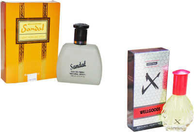 Wellgoods Set of (2) Sandel-Cobra SilverX- 130ml Eau de Parfum - 130 ml(For Men & Women)
Wellgoods Set of (2) Sandel-Cobra SilverX- 130ml Eau de Parfum - 130 ml(For Men & Women)