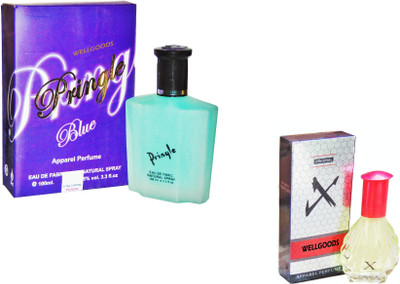 Wellgoods Set of (2) Pringle Blue-Cobra SilverX- 130ml Eau de Parfum - 130 ml(For Men & Women)
Wellgoods Set of (2) Pringle Blue-Cobra SilverX- 130ml Eau de Parfum - 130 ml(For Men & Women)
