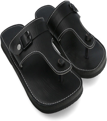 Ashish Enterprises Men Black Sandals